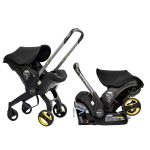 【Limited-Time Offer，Once Sold Out, It’s Gone】Doona Car Seat & Stroller, Nitro Black - All-in-One Travel System