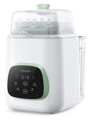 Momcozy KleanPal Pro Baby Bottle Washer, Sterilizer & Dryer - All-in-One Cleaning Machine for Bottles, Pump Parts & Baby Essentials - Time-Saving & Effortless Care