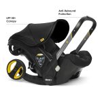 【Limited-Time Offer，Once Sold Out, It’s Gone】Doona Car Seat & Stroller, Nitro Black - All-in-One Travel System
