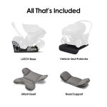 【Limited-Time Offer，Once Sold Out, It’s Gone】Doona Car Seat & Stroller, Nitro Black - All-in-One Travel System